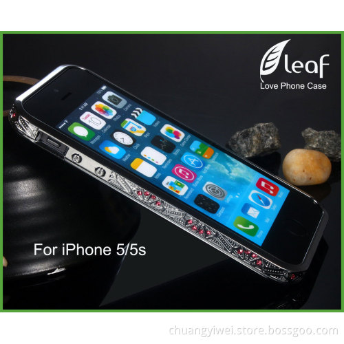 Eleaf Diamond Metal Mobile Phone Case for iPhone 5 5s Case (CI502)